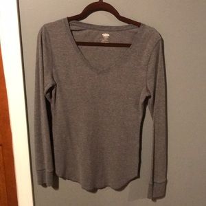 Old Navy Long Sleeve V Neck Shirt